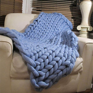 Handmade Chunky Knit Blanket