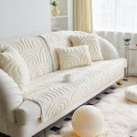 Soft Plush Couch Cover,Thick Warm Sectional Sofa Covers
