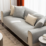 Striped cotton linen Sectional Couch Covers