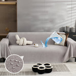 Durable Minimalist Waterproof Sofa Covers,Leakproof Sectional Couch Covers Sofa Slipcovers for Pets,Water Resistant Non-Slip Furniture Protector for 3 Cushion Couch Home Decor ﻿