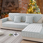 Velvet Sectional Sofa Covers , Furniture Protector
