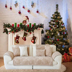Plush Warm Sofa Couch Cover, Washable Couch Covers, Non Slip Sectional Sofa Slipcover ﻿