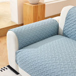L-Shaped Sectional Sofa Cover for 3 Cushion Couch, Non Slip Waterproof Soft Cotton Slipcover, Pet Friendly Machine Washable Furniture Protector