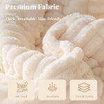 Thick Velvet Oversized Sofa Cover for 3 Cushion Couch, Washable Furniture Protector for Dogs, Non-Slip Slipcover