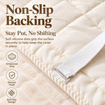Thick Velvet Oversized Sofa Cover for 3 Cushion Couch, Washable Furniture Protector for Dogs, Non-Slip Slipcover