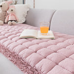 Funny Couch Cover Magic Sofa Cotton Protective Couch Cover Large Plaid Square Pet Mat Bed Couch Cover
