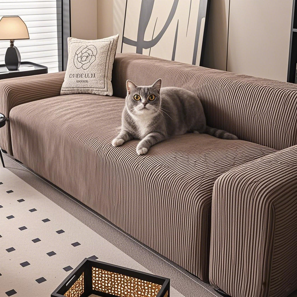 Jacquard Couch Covers Couch Living Room High Stretch Sofa Cover Pets Dogs Friendly Anti Slip Thickened Slipcovers Furniture Protector ﻿