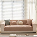 Luxury Linen Couch Cover - Soft, Washable & Non-Slip Sofa Slipcover for 3-Seater Couches | Stretchable Furniture Protector
