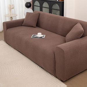 Stretch Sofa Cover - Washable Slipcover for Couch, Non-Slip Elastic Furniture Protector - Pet & Kid-Friendly