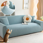 Stretch Sofa Cover - Washable Slipcover for Couch, Non-Slip Elastic Furniture Protector - Pet & Kid-Friendly