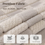  Winter Plaid Plush Sofa Cushion – Thick Warm Non-Slip Sofa Cover with Anti Cat Scratch Protection ﻿