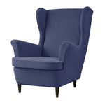 Wing Chair Slipcovers Printed Wingback Chair Covers  Wingback Armchair Slipcover Stretch Chair Slip Covers Washable Armchair Protector Cover for Living Room and Bedroom