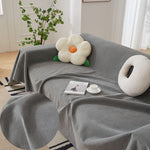 Sofa Covers for 3 Cushion Couch Sectional Couch Cover L Shape Furniture Cover with Tassel