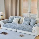 Plush Warm Sofa Couch Cover, Washable Couch Covers, Non Slip Sectional Sofa Slipcover ﻿