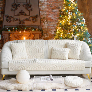 Soft Plush Couch Cover,Thick Warm Sectional Sofa Covers