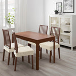 Stretch Seat Covers for Dining Room, Jacquard Waterproof Dining Chair Seat Protector Set