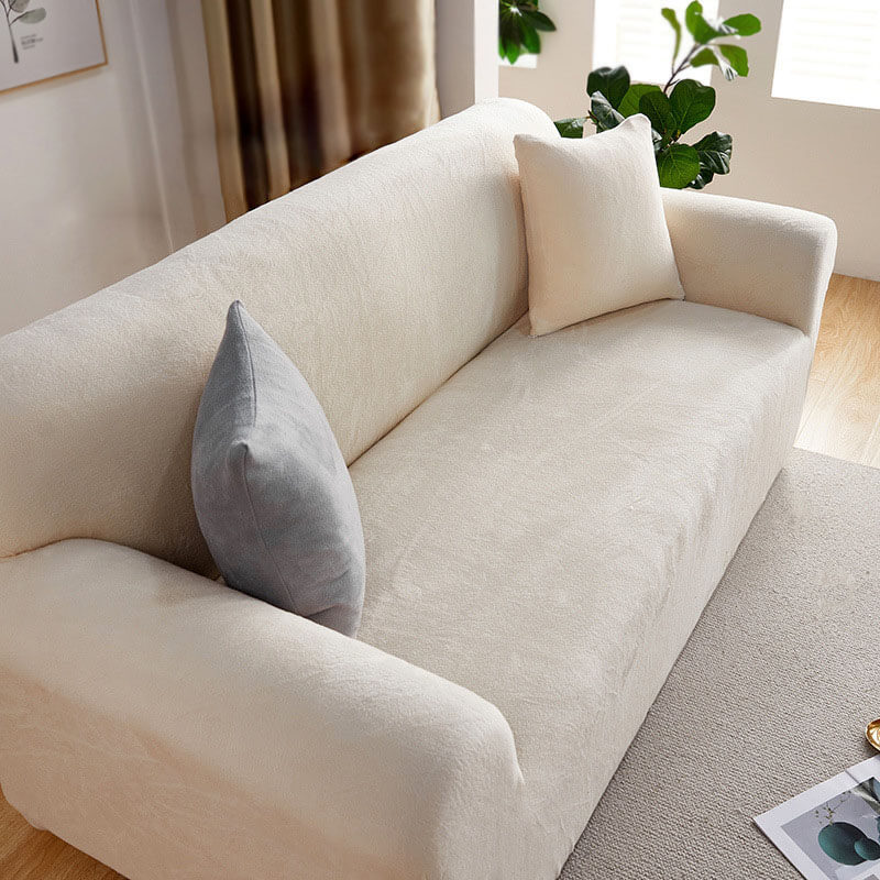 Velvet Sectional Superhero - Fights Stains, Defeats Pet Hair & Saves Your Decor Reputation Daily