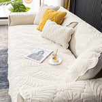 Cotton Couch Covers for Dogs, Washable Non Slip Sofa Seat Cushion Protector, Quilted Breathable Soft Mat for Living Room