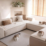 Ultrathick Minimal Style Sofa Seat Covers | Couch Protector Mat Pad for Dogs