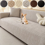 High Stretch Sofa Slipcovers with Non Skid Foam and Elastic Bottom, Furniture Protector for Pets, Crafted from Soft Plush Fabric ﻿