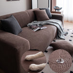Luxurious Soft Sofa Cover, Stain-Resistant & Machine Washable Couch Protector, Form-Fitting Stretch Slipcover for Couches