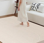 Dual Layer Felt Printed Stain Resistant Washable Area Rug