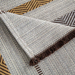 Striped cotton linen Sectional Couch Covers