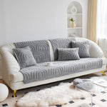 Soft Plush Couch Cover,Thick Warm Sectional Sofa Covers