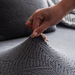 Luxurious Soft Sofa Cover, Stain-Resistant & Machine Washable Couch Protector, Form-Fitting Stretch Slipcover for Couches