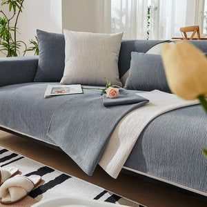 Non-Slip Soft Chenille Sofa Couch Covers Sectional Couch Covers Sofa Slipcover for Dogs Cats Pet