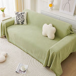 Reversible Chenille Sofa Cover, Futon Sofa Slipcover Furniture Protector, Washable Couch Cover for Kids, Dogs, Pets