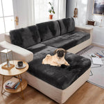 Velvet Plush Magic Sofa Covers Universal Sofa Cover Stretch for Sectional Slipcovers  ﻿ ﻿ ﻿ ﻿