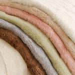 Soft Warm Faux Fur Couch Sofa Cover Thick Shaggy Fuzzy Sectional Couch Cover Non-Slip Solid Color Plush Sofa Slipcover Furniture Protector for Pets ﻿