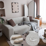 Luxurious Soft Sofa Cover, Stain-Resistant & Machine Washable Couch Protector, Form-Fitting Stretch Slipcover for Couches