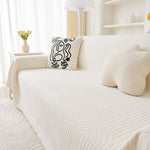 Reversible Chenille Sofa Cover, Futon Sofa Slipcover Furniture Protector, Washable Couch Cover for Kids, Dogs, Pets