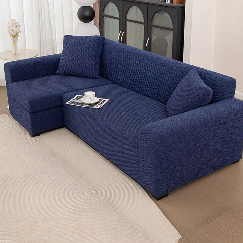 Stretch Sofa Cover - Washable Slipcover for Couch, Non-Slip Elastic Furniture Protector - Pet & Kid-Friendly