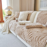 Plush Warm Sofa Couch Cover, Washable Couch Covers, Non Slip Sectional Sofa Slipcover ﻿