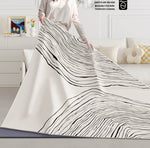 Dual Layer Felt Printed Stain Resistant Washable Area Rug