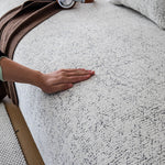 Velvet Plush Sectional Couch Cover, Anti-Slip Sofa Slipcover for Pets Kids - Furniture Protector Sofa Covers for 3 Cushion Couch Loveseat Recliner L Shaped Armrest Backrest (Only 1 Piece)
