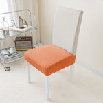 Stretch Seat Covers for Dining Room, Jacquard Waterproof Dining Chair Seat Protector Set