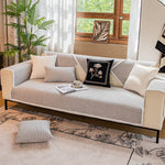 Plush Warm Sofa Couch Cover, Washable Couch Covers, Non Slip Sectional Sofa Slipcover ﻿