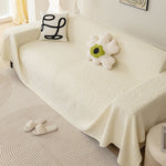 Reversible Chenille Sofa Cover, Futon Sofa Slipcover Furniture Protector, Washable Couch Cover for Kids, Dogs, Pets