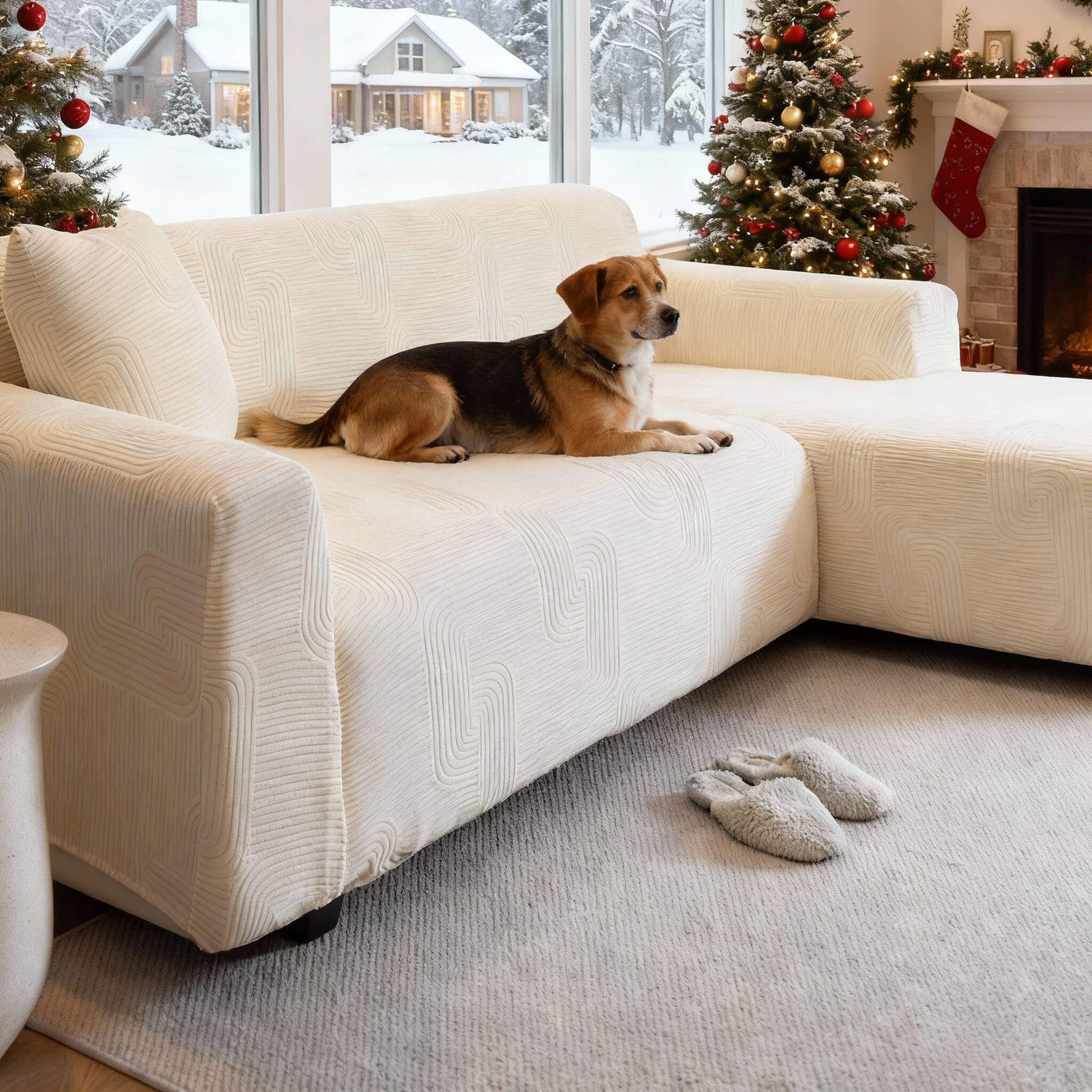 Super Stretch Sectional Sofa Cover