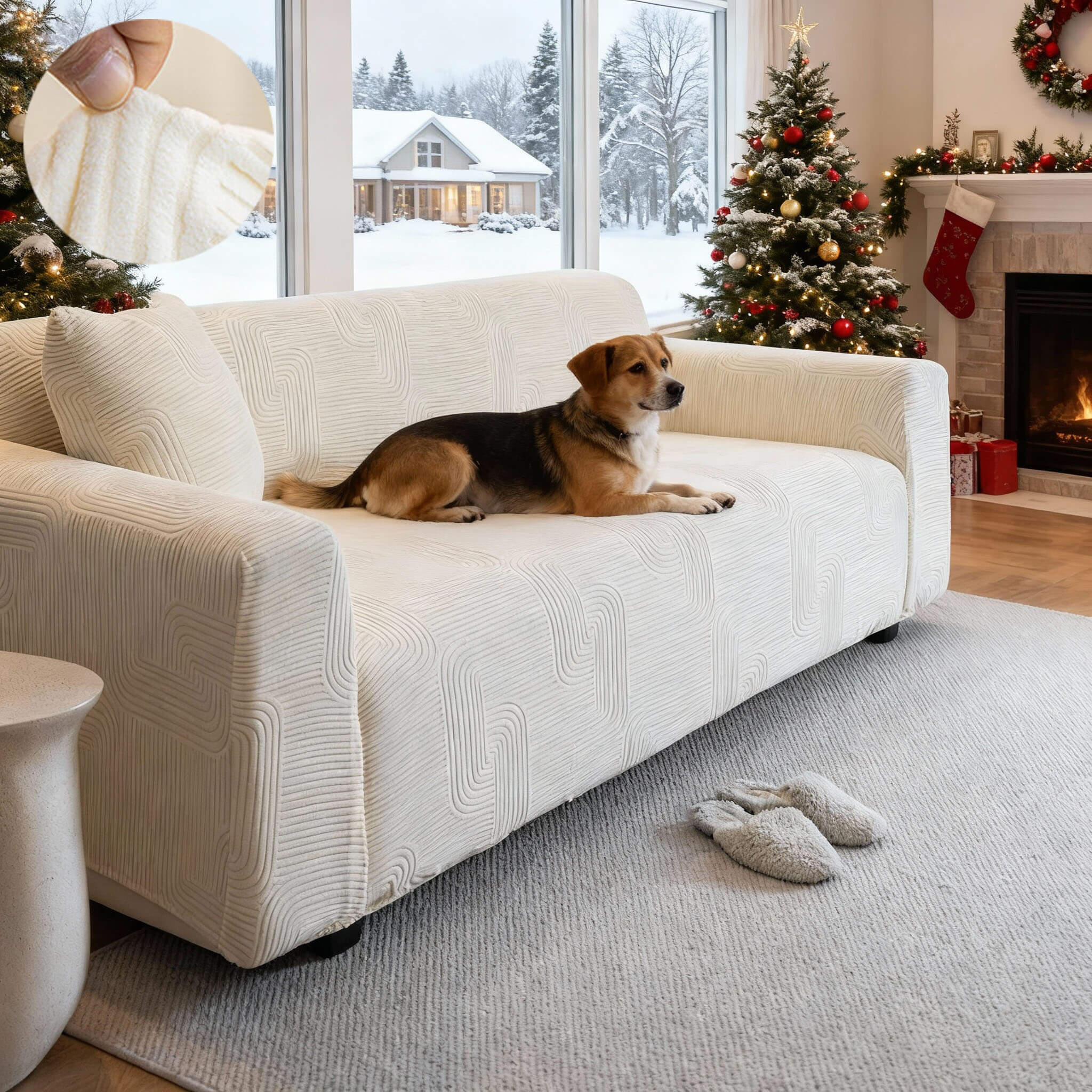 Super Stretch Sectional Sofa Cover