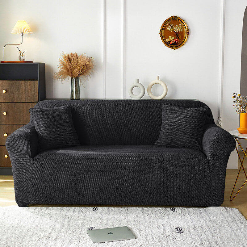 Stretch Sofa Cover - Washable Slipcover for Couch, Non-Slip Elastic Furniture Protector - Pet & Kid-Friendly