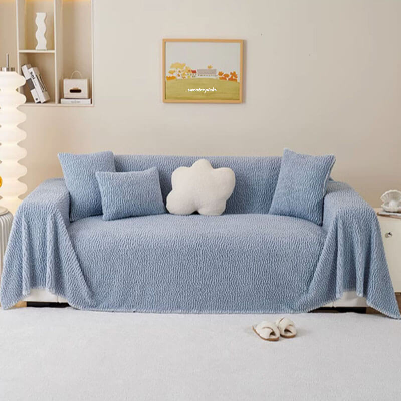 Soft Plush Couch Cover Sectional Sofa Covers L Shape Couch Cover Sofa Throw Cover