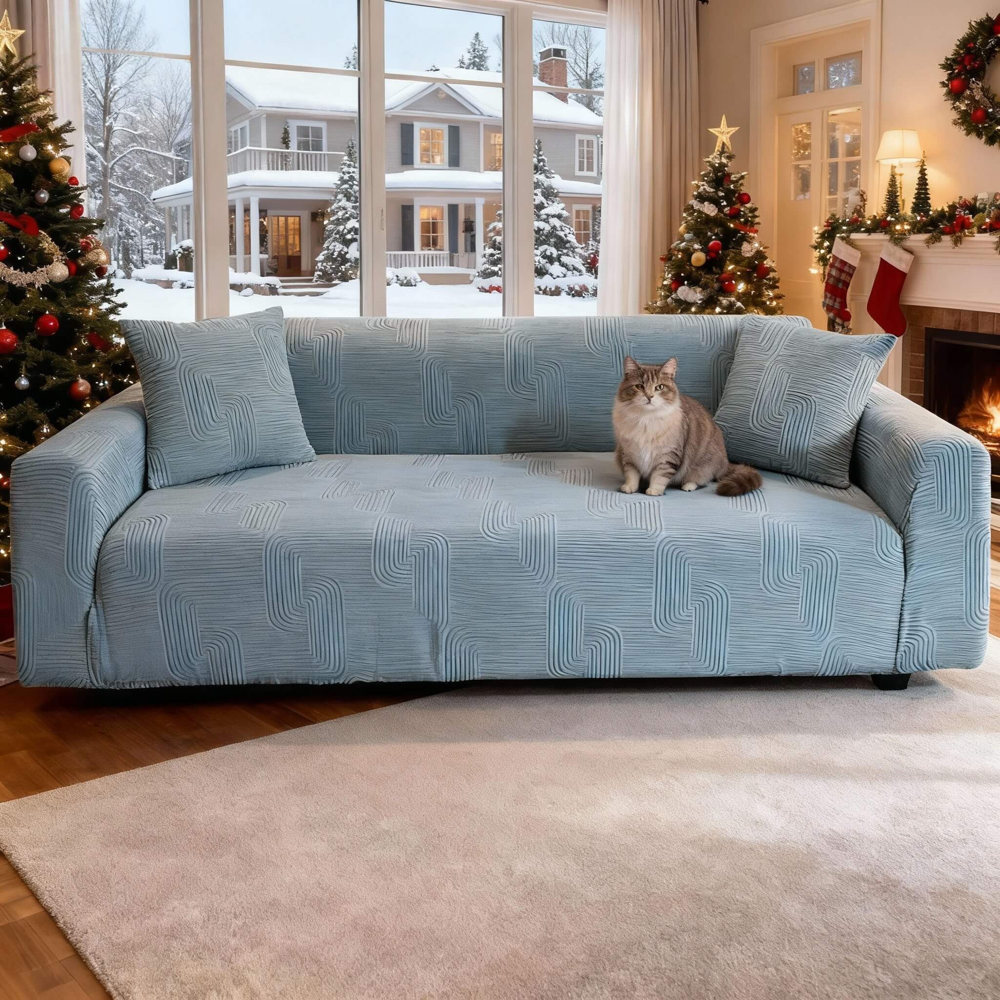 Super Stretch Sectional Sofa Cover