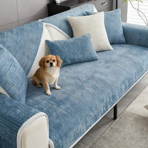 Pet Proof Sofa Cover, Waterproof & Scratch Resistant Couch Protector for Dogs Cats, Non-Slip Chenille Fabric ﻿ ﻿