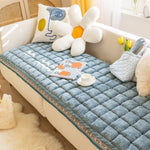 Funny Couch Cover Magic Sofa Cotton Protective Couch Cover Large Plaid Square Pet Mat Bed Couch Cover