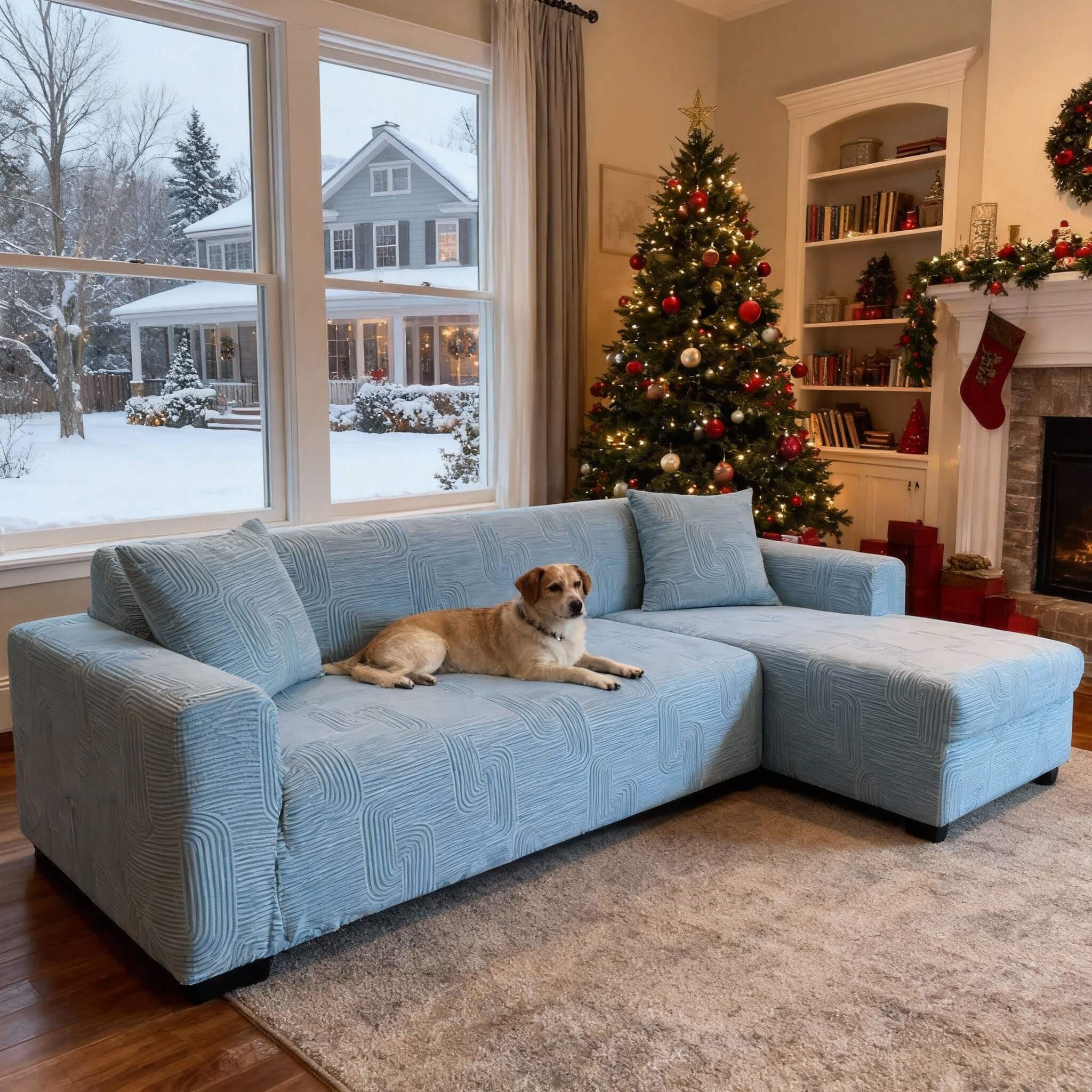 Super Stretch Sectional Sofa Cover